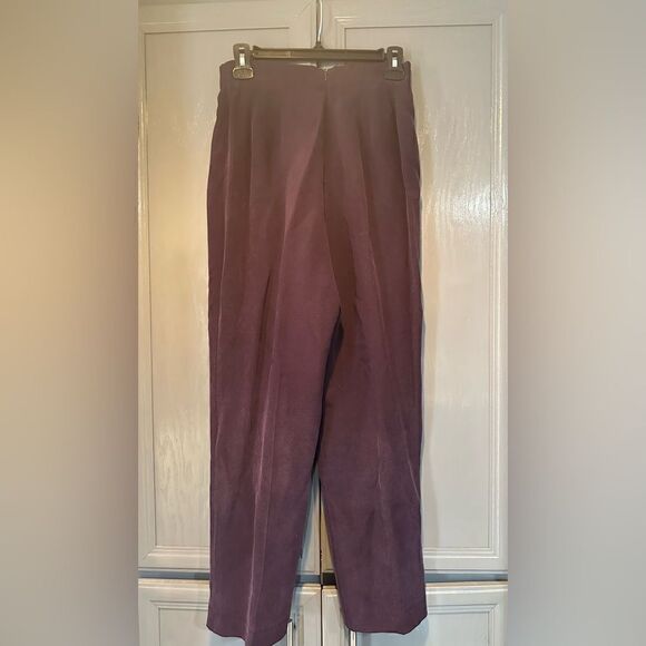 Dana Buchanan Petites Silk Suit Purple - Picture 8 of 11